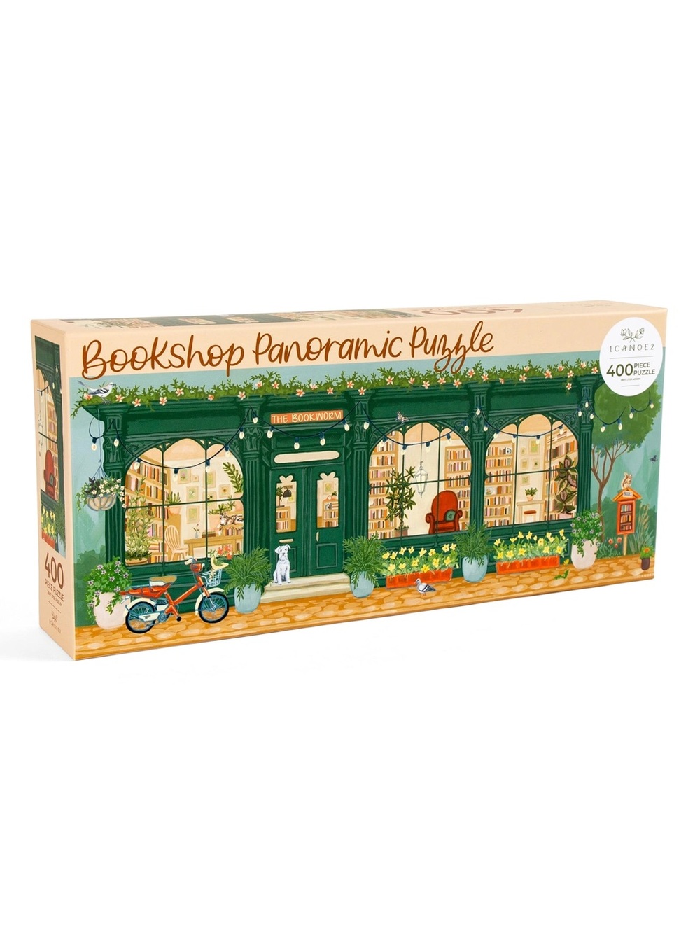 1CANOE2 BOOKSHOP - 400 PIECE PANORAMIC JIGSAW PUZZLE